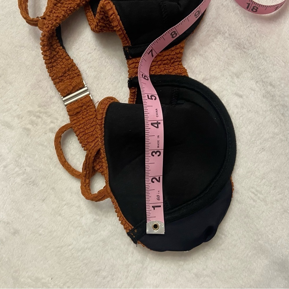 Veronica beard dyer seersucker textured underwire bikini top 28494 - Picture 10 of 16